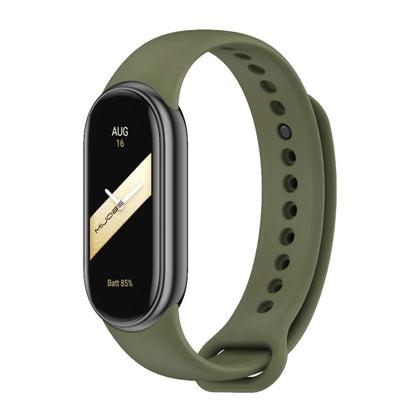 Mijobs Solid Color Silicone Watch Band, For Xiaomi Smart Band 10 / 9 / 8