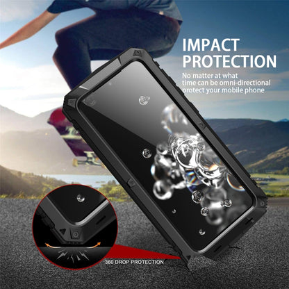 R-JUST Waterproof Shockproof Dustproof Metal + Silicone Protective Case, For Samsung Galaxy S20, For Samsung Galaxy S20 Plus, For Samsung Galaxy S20 Ultra