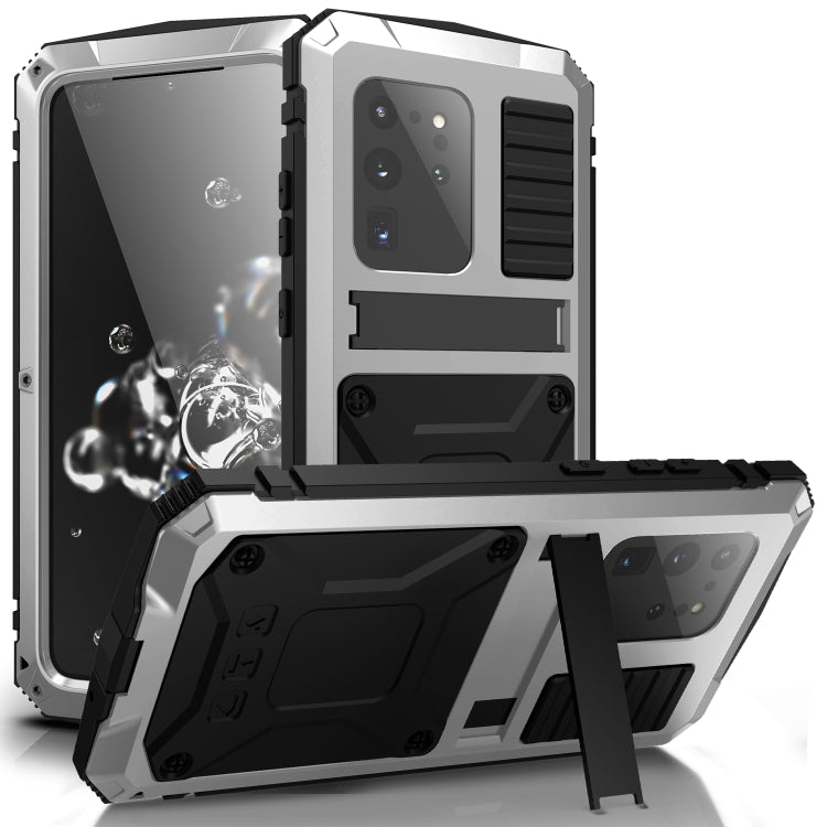 R-JUST Waterproof Shockproof Dustproof Metal + Silicone Protective Case, For Samsung Galaxy S20, For Samsung Galaxy S20 Plus, For Samsung Galaxy S20 Ultra