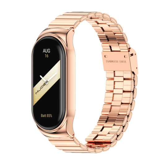 Mijobs CS Case Bamboo Buckle Metal Watch Band, For Xiaomi Mi Band 8