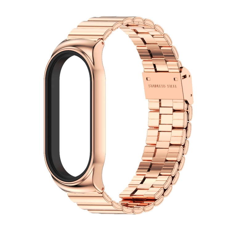 Mijobs CS Case Bamboo Buckle Metal Watch Band, For Xiaomi Mi Band 8