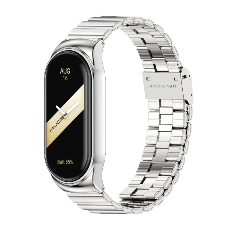 Mijobs CS Case Bamboo Buckle Metal Watch Band, For Xiaomi Mi Band 8