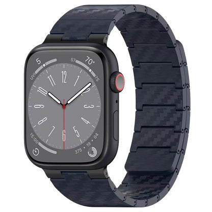 Carbon Fiber Magnetic Loop Watch Band, For Apple Watch Series 6 40mm, For Apple Watch Series 6 44mm, For Apple Watch Serie 5 44mm, For Apple Watch Series 5 40mm, For Apple Watch  Series 4 44mm, For Apple Watch Series 4 40mm, For Apple Watch Series 3 38...