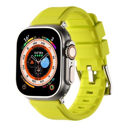 Double Ring Silicone Watch Band, For Apple Watch Ultra 49mm, For Apple Watch SE 2023 44mm, For Apple Watch SE 2023 40mm, For Apple Watch 8 41mm