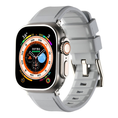 Double Ring Silicone Watch Band, For Apple Watch 42mm, For Apple Watch 38mm