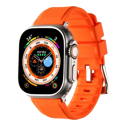 Double Ring Silicone Watch Band, For Apple Watch SE 2022 44mm, For Apple Watch 9 41mm, For Apple Watch 7 41mm, For Apple Watch 7 45mm
