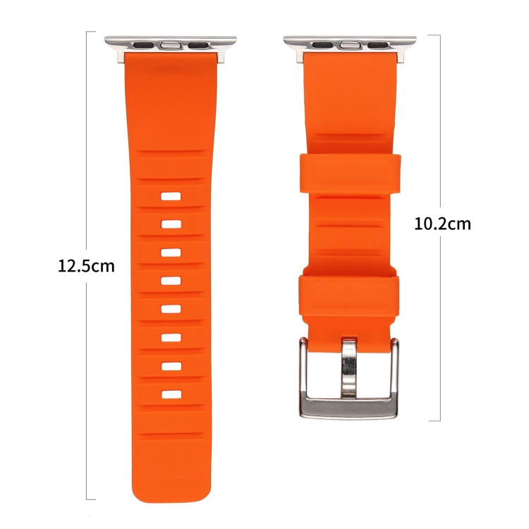 Double Ring Silicone Watch Band, For Apple Watch Ultra 49mm, For Apple Watch SE 2023 44mm, For Apple Watch SE 2023 40mm, For Apple Watch 8 41mm