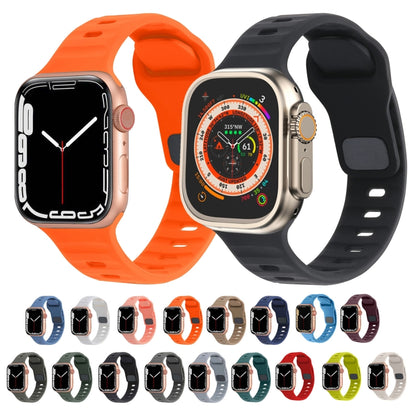 Square Buckle Stripes Silicone Watch Band, For Apple Watch Series 2 42mm, For Apple Watch Series 2 38mm