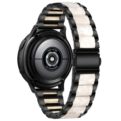Three Bead Resin Metal Watch Band, For Samsung Galaxy Watch 6 / 6 Classic