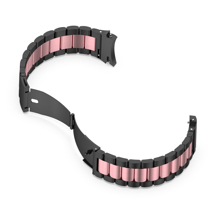 Three Bead Stainless Steel Watch Band, For Samsung Galaxy Watch 6 / 6 Classic