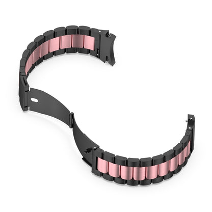 Three Bead Stainless Steel Watch Band, For Samsung Galaxy Watch 6 / 6 Classic