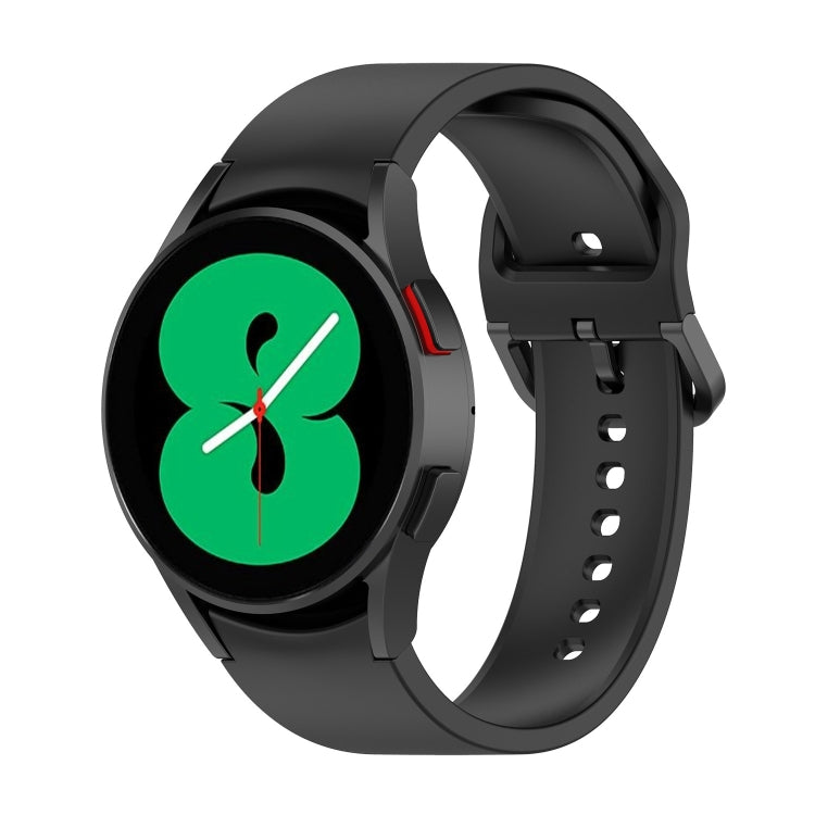 For Samsung Galaxy Watch 6 / 6 Classic Solid Color Buckle Silicone Watch Band, L Size, S Size