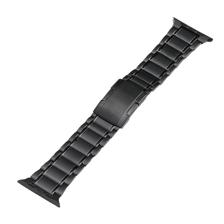 Five Beads Turtle Buckle Titanium Steel Watch Band, For Apple Watch Ultra 49mm, For Apple Watch SE 2023 44mm, For Apple Watch SE 2023 40mm, For Apple Watch Ultra 2 49mm, For Apple Watch Series 9 45mm, For Apple Watch SE 2022 40mm                       ...