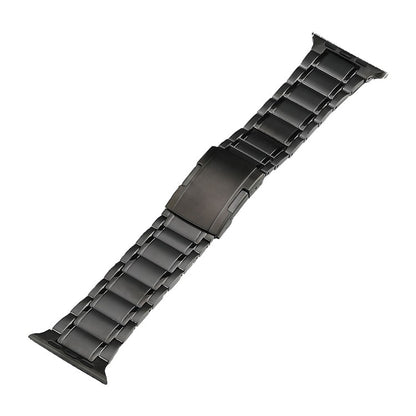 Five Beads Turtle Buckle Titanium Steel Watch Band, For Apple Watch Ultra 49mm, For Apple Watch SE 2023 44mm, For Apple Watch SE 2023 40mm, For Apple Watch Ultra 2 49mm, For Apple Watch Series 9 45mm, For Apple Watch SE 2022 40mm                       ...
