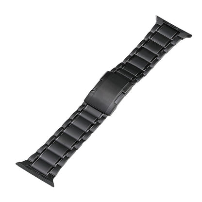 Five Beads Turtle Buckle Titanium Steel Watch Band, For Apple Watch Ultra 49mm, For Apple Watch SE 2023 44mm, For Apple Watch SE 2023 40mm, For Apple Watch Ultra 2 49mm, For Apple Watch Series 9 45mm, For Apple Watch SE 2022 40mm                       ...
