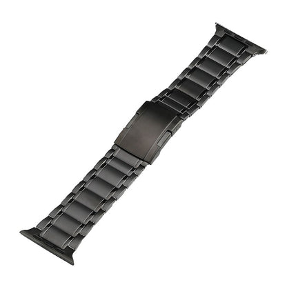 Five Beads Turtle Buckle Titanium Steel Watch Band, For Apple Watch Ultra 49mm, For Apple Watch SE 2023 44mm, For Apple Watch SE 2023 40mm, For Apple Watch Ultra 2 49mm, For Apple Watch Series 9 45mm, For Apple Watch SE 2022 40mm                       ...