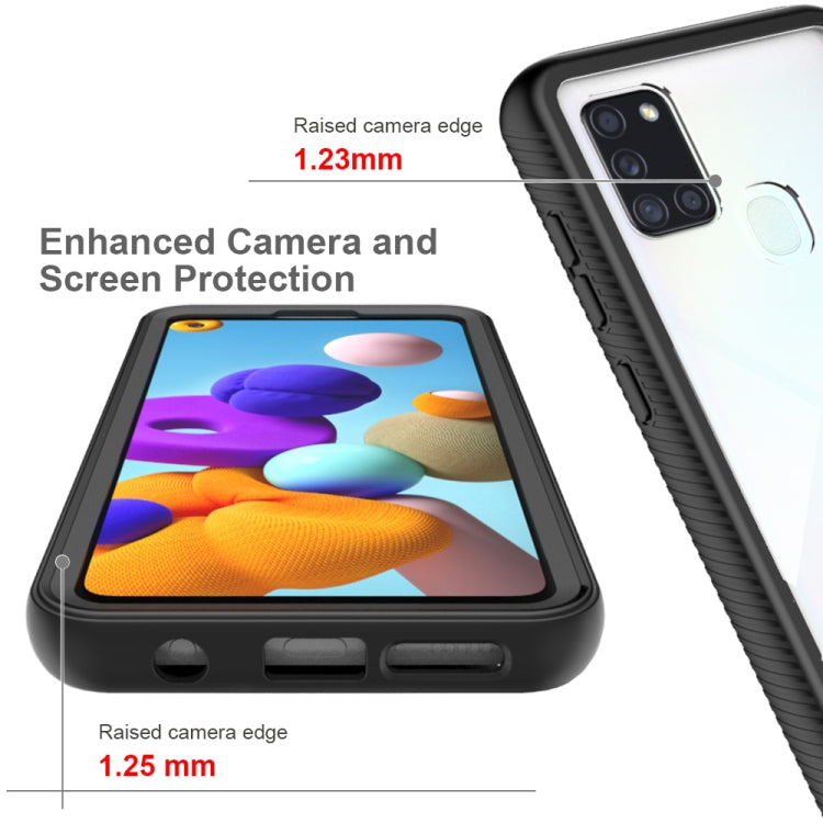 Starry Sky Solid Color Series Shockproof PC + TPU Protective Case, For Samsung Galaxy A21s