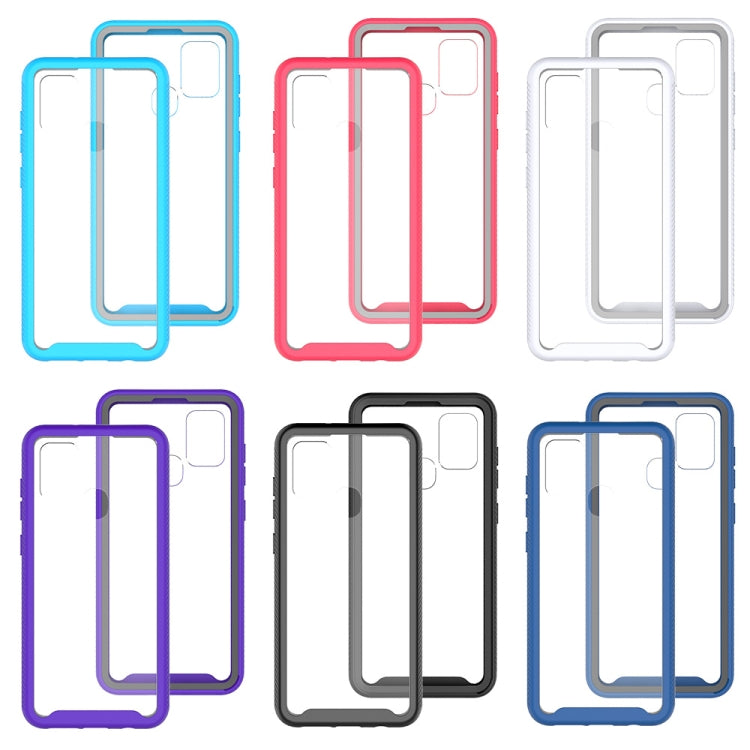 Starry Sky Solid Color Series Shockproof PC + TPU Protective Case, For Samsung Galaxy A21s