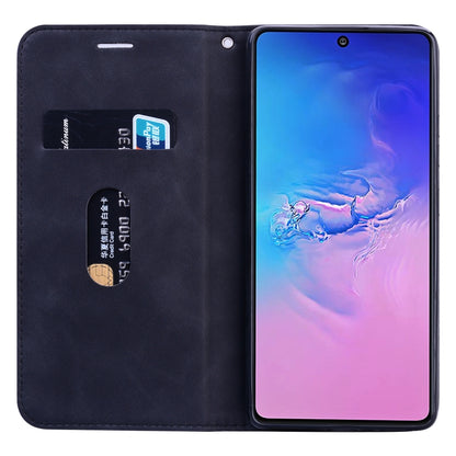 Frosted Business Magnetic Horizontal Flip PU Leather Case with Holder & Card Slot & Lanyard, For Samsung Galaxy S10 Lite / A91, For Samsung Galaxy S10, For Samsung Galaxy S20, For Samsung Galaxy S20 Plus, For Samsung Galaxy S20 Ultra                   ...