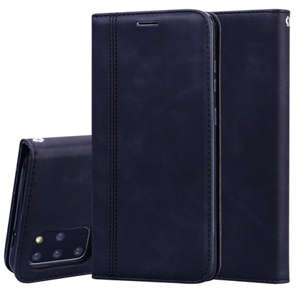 Frosted Business Magnetic Horizontal Flip PU Leather Case with Holder & Card Slot & Lanyard, For Samsung Galaxy S10 Lite / A91, For Samsung Galaxy S10, For Samsung Galaxy S20, For Samsung Galaxy S20 Plus, For Samsung Galaxy S20 Ultra                   ...