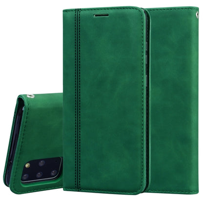 Frosted Business Magnetic Horizontal Flip PU Leather Case with Holder & Card Slot & Lanyard, For Samsung Galaxy S10 Lite / A91, For Samsung Galaxy S10, For Samsung Galaxy S20, For Samsung Galaxy S20 Plus, For Samsung Galaxy S20 Ultra                   ...