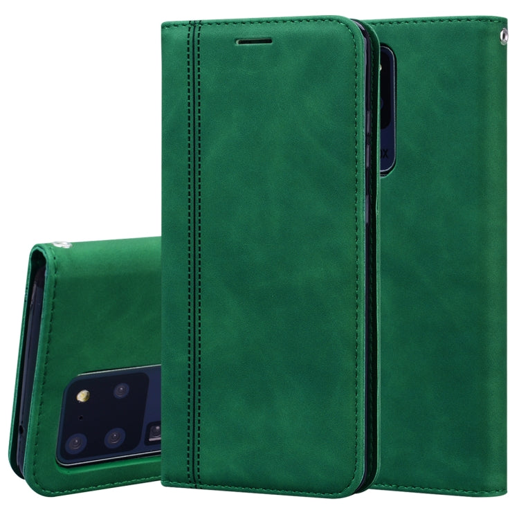 Frosted Business Magnetic Horizontal Flip PU Leather Case with Holder & Card Slot & Lanyard, For Samsung Galaxy S10 Lite / A91, For Samsung Galaxy S10, For Samsung Galaxy S20, For Samsung Galaxy S20 Plus, For Samsung Galaxy S20 Ultra                   ...
