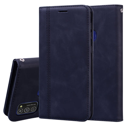 Frosted Business Magnetic Horizontal Flip PU Leather Case with Holder & Card Slot & Lanyard, For Samsung Galaxy S10 Lite / A91, For Samsung Galaxy S10, For Samsung Galaxy S20, For Samsung Galaxy S20 Plus, For Samsung Galaxy S20 Ultra                   ...