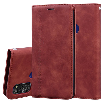 Frosted Business Magnetic Horizontal Flip PU Leather Case with Holder & Card Slot & Lanyard, For Samsung Galaxy S10 Lite / A91, For Samsung Galaxy S10, For Samsung Galaxy S20, For Samsung Galaxy S20 Plus, For Samsung Galaxy S20 Ultra                   ...