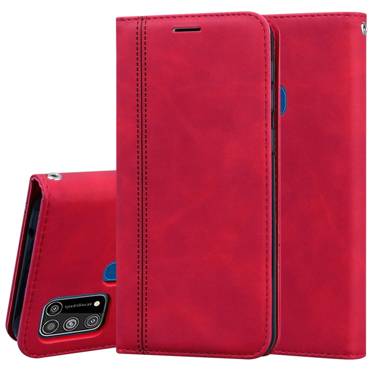 Frosted Business Magnetic Horizontal Flip PU Leather Case with Holder & Card Slot & Lanyard, For Samsung Galaxy S10 Lite / A91, For Samsung Galaxy S10, For Samsung Galaxy S20, For Samsung Galaxy S20 Plus, For Samsung Galaxy S20 Ultra                   ...