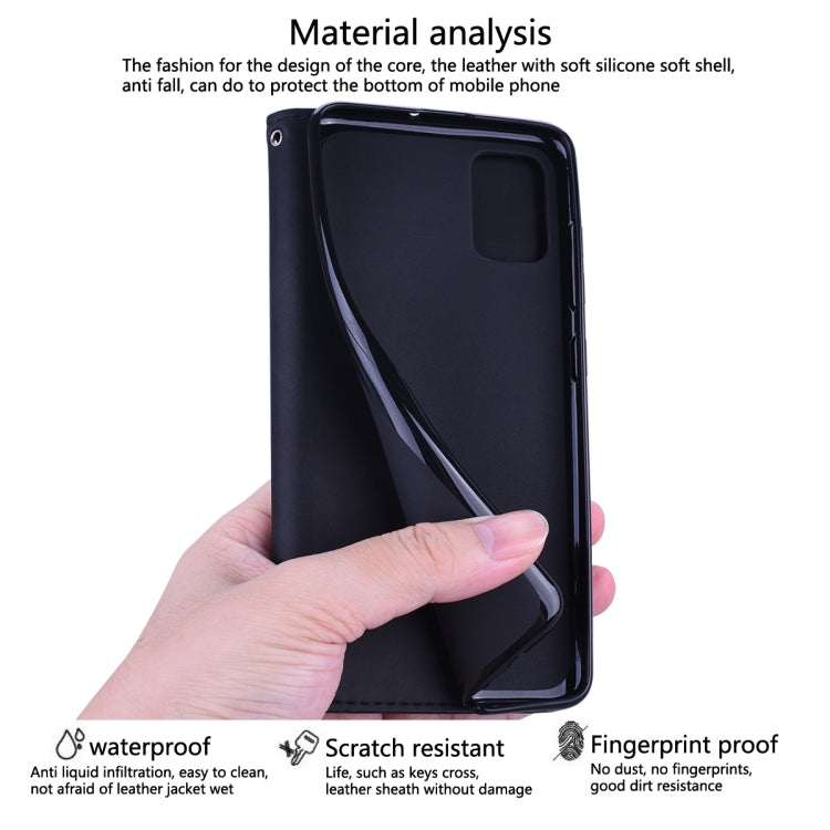 Frosted Business Magnetic Horizontal Flip PU Leather Case with Holder & Card Slot & Lanyard, For Samsung Galaxy J3 / J330  (EU), For Samsung Galaxy J5 (2016) / J510, For Samsung Galaxy J5 / J530 (EU), For Samsung Galaxy J7 / J730 (EU)                  ...