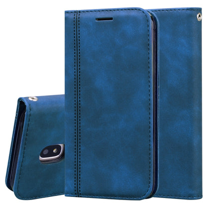 Frosted Business Magnetic Horizontal Flip PU Leather Case with Holder & Card Slot & Lanyard, For Samsung Galaxy J3 / J330  (EU), For Samsung Galaxy J5 (2016) / J510, For Samsung Galaxy J5 / J530 (EU), For Samsung Galaxy J7 / J730 (EU)                  ...
