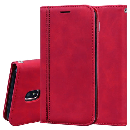 Frosted Business Magnetic Horizontal Flip PU Leather Case with Holder & Card Slot & Lanyard, For Samsung Galaxy J3 / J330  (EU), For Samsung Galaxy J5 (2016) / J510, For Samsung Galaxy J5 / J530 (EU), For Samsung Galaxy J7 / J730 (EU)                  ...
