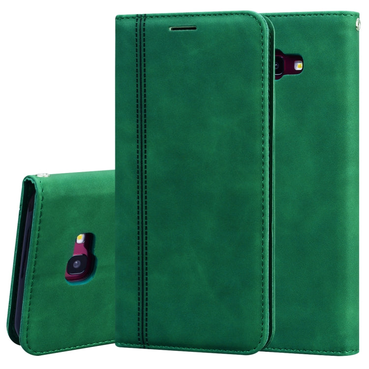 Frosted Business Magnetic Horizontal Flip PU Leather Case with Holder & Card Slot & Lanyard, For Samsung Galaxy J3 / J330  (EU), For Samsung Galaxy J5 (2016) / J510, For Samsung Galaxy J5 / J530 (EU), For Samsung Galaxy J7 / J730 (EU)                  ...