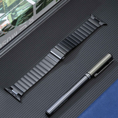 Flat Buckle Stainless Steel Watch Band, For Apple Watch Series 2 42mm, For Apple Watch Series 2 38mm