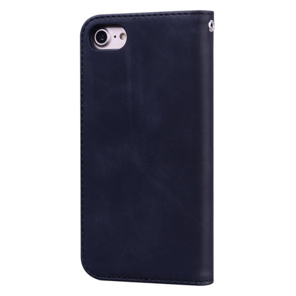 Frosted Business Magnetic Horizontal Flip PU Leather Case with Holder & Card Slot & Lanyard, For iPhone SE 2022 / SE 2020 & 8 & 7, For iPhone 8 Plus & 7 Plus, For iPhone 11 Pro, For iPhone 11, For iPhone 11 Pro Max, For iPhone XS / X, For iPhone XR    ...