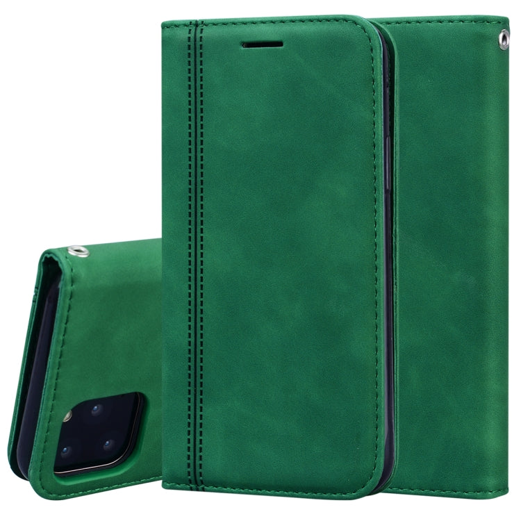Frosted Business Magnetic Horizontal Flip PU Leather Case with Holder & Card Slot & Lanyard, For iPhone SE 2022 / SE 2020 & 8 & 7, For iPhone 8 Plus & 7 Plus, For iPhone 11 Pro, For iPhone 11, For iPhone 11 Pro Max, For iPhone XS / X, For iPhone XR    ...