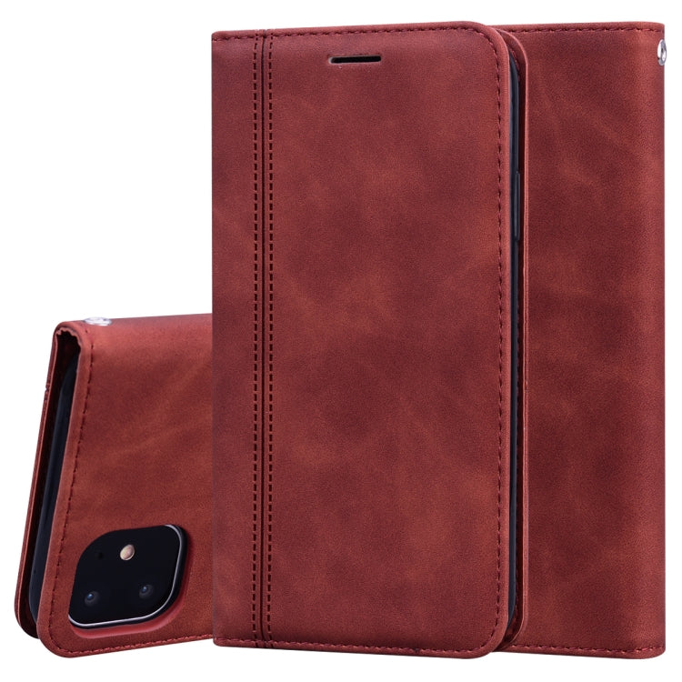 Frosted Business Magnetic Horizontal Flip PU Leather Case with Holder & Card Slot & Lanyard, For iPhone SE 2022 / SE 2020 & 8 & 7, For iPhone 8 Plus & 7 Plus, For iPhone 11 Pro, For iPhone 11, For iPhone 11 Pro Max, For iPhone XS / X, For iPhone XR    ...