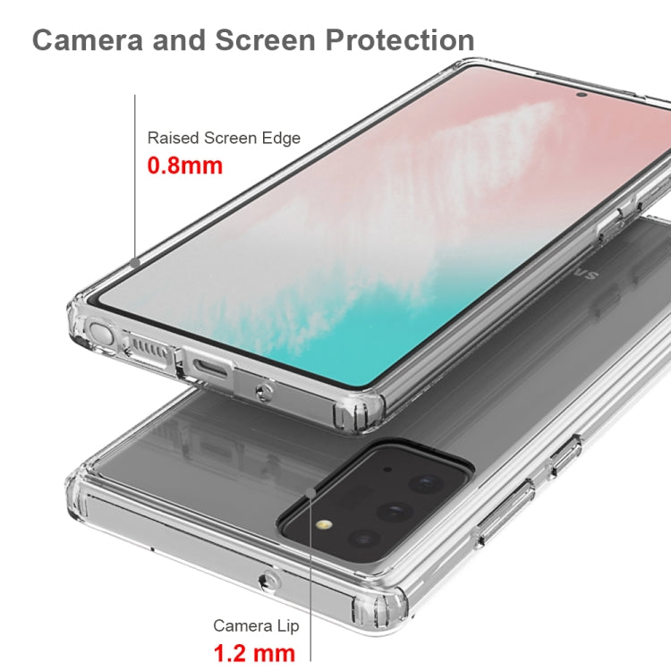 Shockproof Scratchproof TPU + Acrylic Protective Case, For Samsung Galaxy Note 20, For Samsung Galaxy Note 20 Plus, For Samsung Galaxy Note 20 Ultra