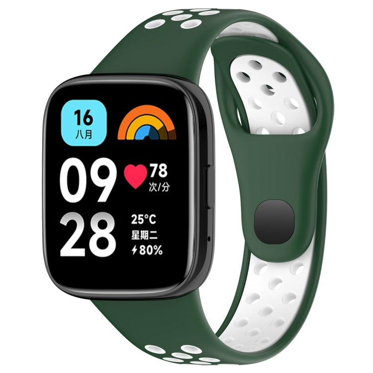 Two Color Silicone Watch Band, For Redmi Watch 3 Lite / Watch 3 Active