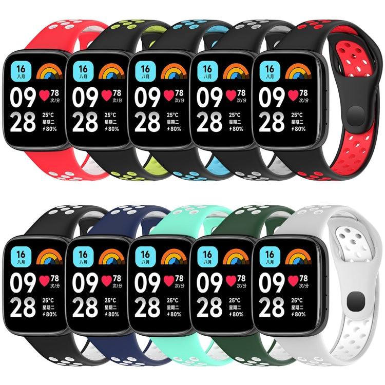 Two Color Silicone Watch Band, For Redmi Watch 3 Lite / Watch 3 Active