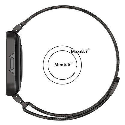 2 in 1 Milan Metal Watch Band with Watch Frame, For Redmi Watch 3 Lite / Watch 3 Active