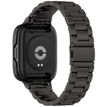 2 in 1 Three-bead Metal Watch Band with Watch Frame, For Redmi Watch 3 Lite / Watch 3 Active
