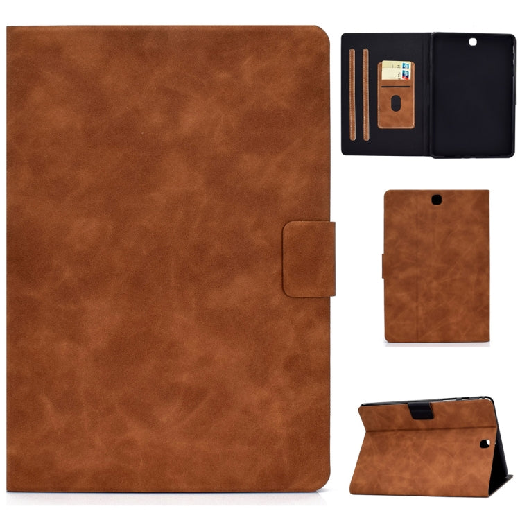 Cowhide Texture Horizontal Flip Leather Case with Holder & Card Slots & Sleep / Wake-up Function, For Samsung Galaxy Tab S6 Lite P610/P615, For Samsung Galaxy Tab A 8.0 (2019) T290/T295, For Samsung Galaxy Tab A 10.1 (2019) T510/T515                   ...
