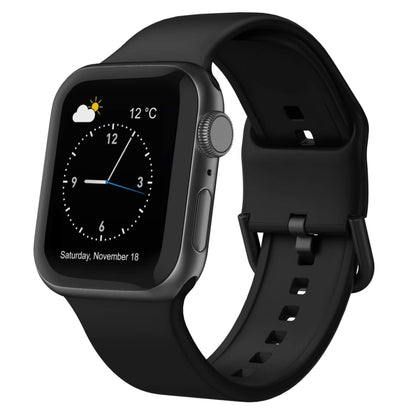 Pin Buckle Silicone Watch Band, For Apple Watch Series 8 41mm