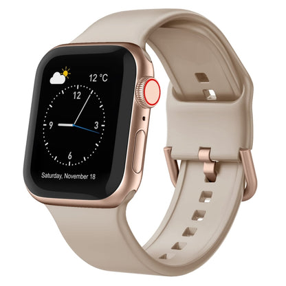 Pin Buckle Silicone Watch Band, For Apple Watch Series 8 41mm