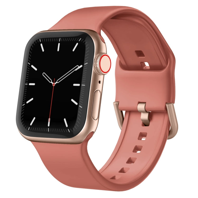 Pin Buckle Silicone Watch Band, For Apple Watch Series 6 40mm