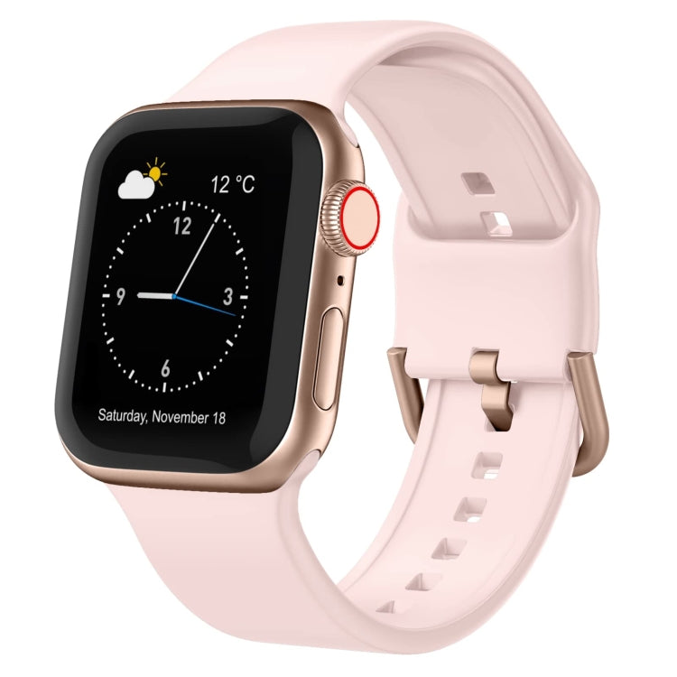 Pin Buckle Silicone Watch Band, For Apple Watch Series 5 40mm