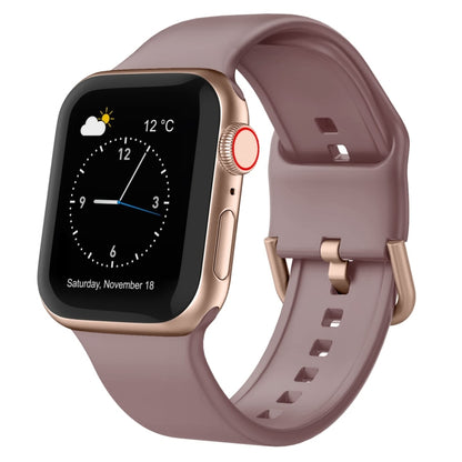 Pin Buckle Silicone Watch Band, For Apple Watch Series 4 44mm