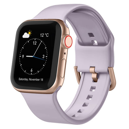 Pin Buckle Silicone Watch Band, For Apple Watch Series 2 42mm