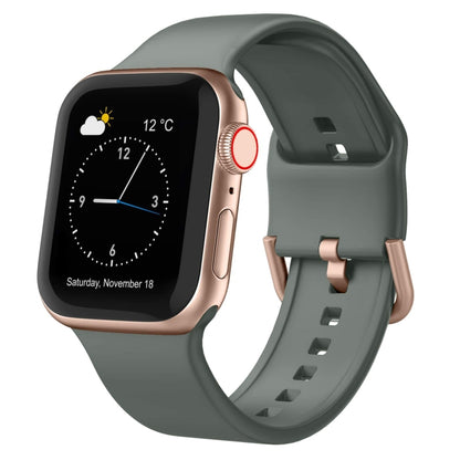 Pin Buckle Silicone Watch Band, For Apple Watch Series 2 42mm